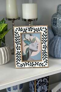 Photo Frames: Tunisian Floral Inlay Photo Frame - 5x7