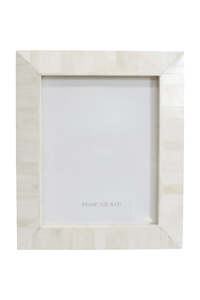 Photo Frames: Large Tapered Photo Frame Bone Tapered - 8 x 10