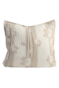 Blossom Reversible Cushion - Choc 50cm