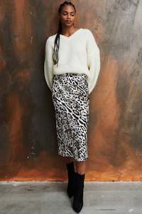 HERZEN'S ANGELEGENHEIT Skirt - Black Sand - Multi