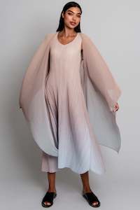 ALQUEMA Collare Coat - Moonstone to Arctic Ice