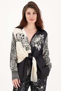 New Arrivals: ME369 Reyna Tie Waist Shirt - Magic