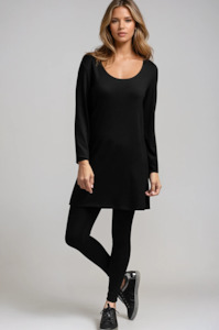 Paula Ryan Tops: PAULA RYAN Easy Fit Scoop Neck Tunic - Merino