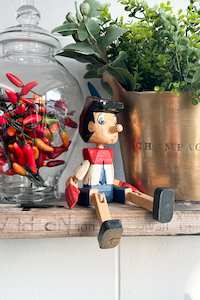 Wooden Vintage Pinocchio