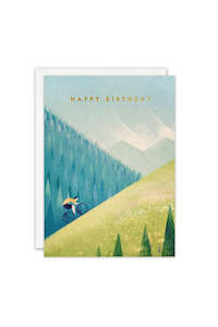 Homeware And Gifts: Mountain Biking - Card