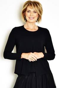 PAULA RYAN ESSENTIALS Box Pleat Long Sleeve Top - MicroModal