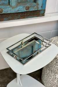 Homewares: Small Ten X Mirror Tray
