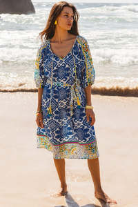 I Am Pylgrym: I AM PYLGRYM Sydney Dress - Amalfi Print