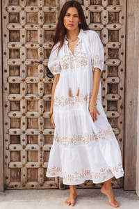 I AM PYLGRYM Julia Dress - White