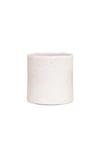 Vases: Scowle Planter Pot - White