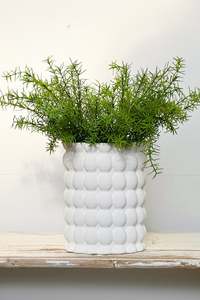 Porcelain Bubble Vase - Cream Medium