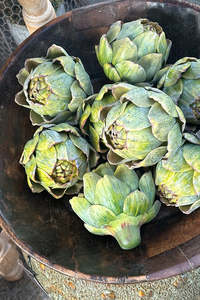 Chalky Faux Decorative Artichokes