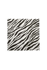 Zebra Print 3 Ply Napkins 20pk