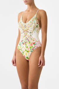 Camilla: CAMILLA Scoop Neck One Piece with Cross Back - The Call of Catalonia