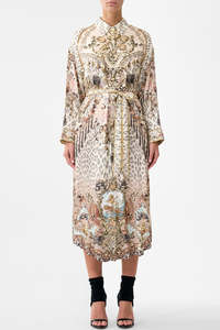Camilla: CAMILLA Shirt Dress with Back Button Detail - Aranjuez Animalia