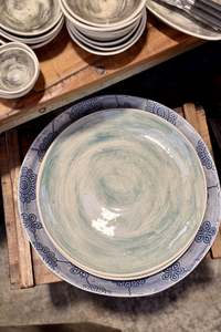 Homewares: WONKI WARE XL Dinner Plate - Beach Sand