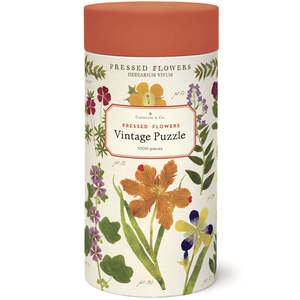 Games And Jigsaw Puzzles: Cavallini & Co - Pressed Flower 1000 Piece Puzzle