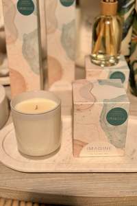 Candles Home Fragrance: Limoncello Soy Wax Candle 310g - Clear