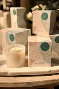Candles Home Fragrance: Amalfi Coast Soy Wax Candle 310g - White