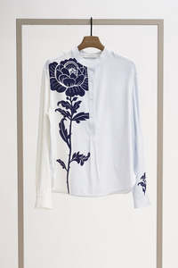 HERZEN'S Marina Marino Blouse - Superwhite