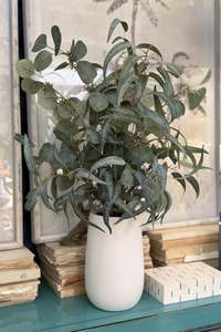 Large Faux Eucalyptus & Gumnut