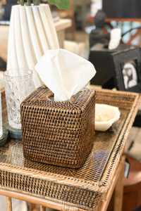 Decor Objects 1: Coco Square Tissue Box