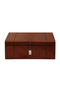 Savoy Leather Storage Box Large