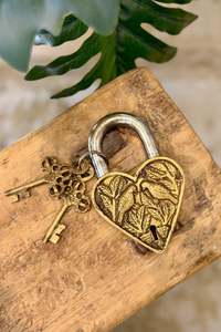 Global Collectables: Brass Love Bird Lock