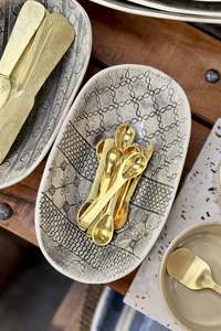 Brass Salt Spoon
