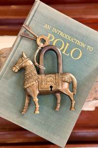 For Her: Brass Horse Lock