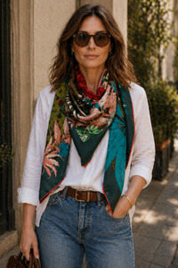 Wool & Silk Scarf Scarf - Forgotten