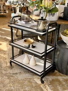Monaco Marble Bar Cart