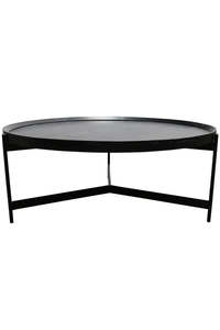 Arc Round Coffee Table - Black