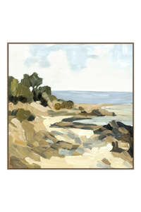 Beachside Dunes Scene - Art Print