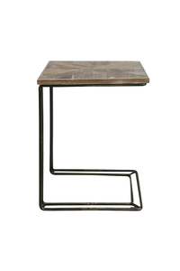 Coastal L Shape Sofa Table