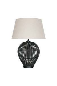 Bahama Black Table Lamp
