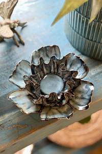 Midnight Bloom Tealight Holder