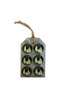 Midnight Pear Glass Magnets