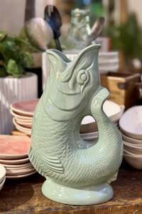 Wade Fish Jug - Sage