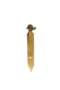 New Arrivals Home: Antique Brass Snail Bookmark