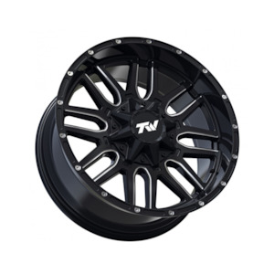 TW Cross Gloss Black with Milled Accents