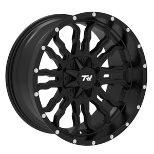 Tw Wheels: TW Flame Gloss Black
