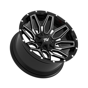 TW Lotus Gloss Black with Milled Accents