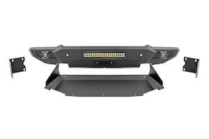 High Clearance Front Bumper LED Lights & Skid Plate Ram 1500 (19-24)