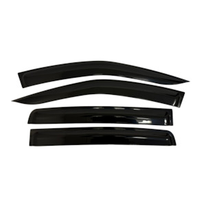 Window Visors: Ford Ranger Next-Gen/VW Amarok 23+ Dark Tint Door Window Visors