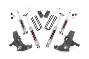 Suspension: 4 Inch Lift Kit Chevy/GMC 1500 Truck & SUV 2WD (1988-1999)