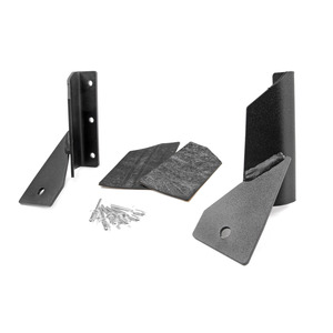 Rough Country: LED Light Mount Lower A-Pillar Pod Pair Jeep Cherokee XJ 2WD/4WD (84-01)