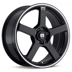 18 Wheels: Motegi Mr116 Gloss Black Polish Edge