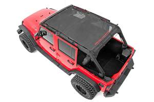4wd Accessories: Mesh Bikini Top Plus Jeep Wrangler JK 2WD/4WD (2007-2018)