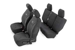 4wd Accessories: Seat Covers Front and Rear Jeep Wrangler Unlimited 2WD/4WD (2008-2010)